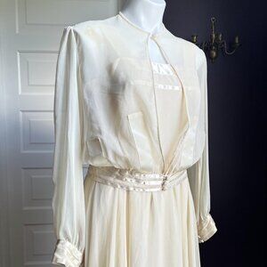 80s Cream Gown